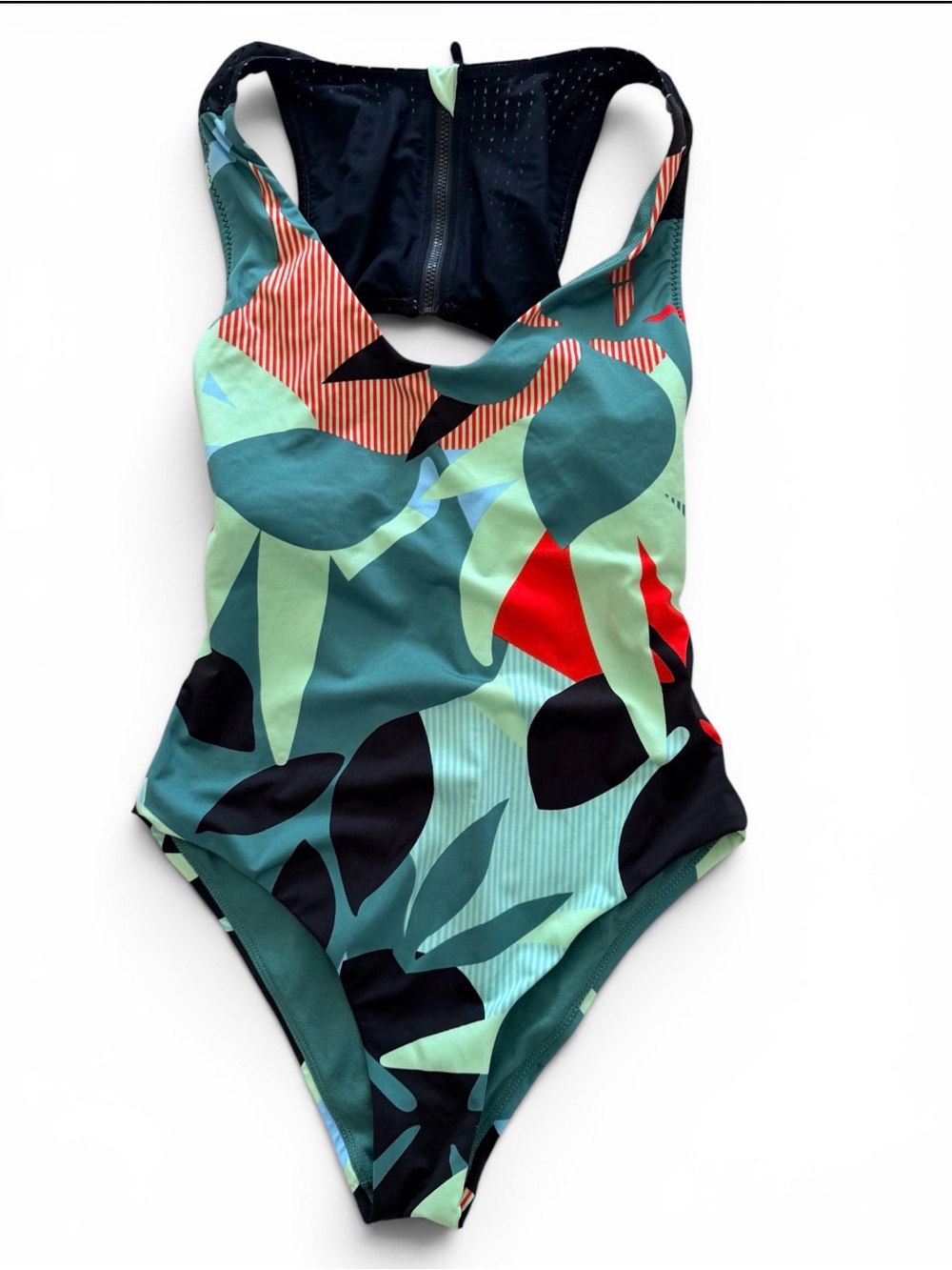 Nike jungle floral 1pc swimsuit S